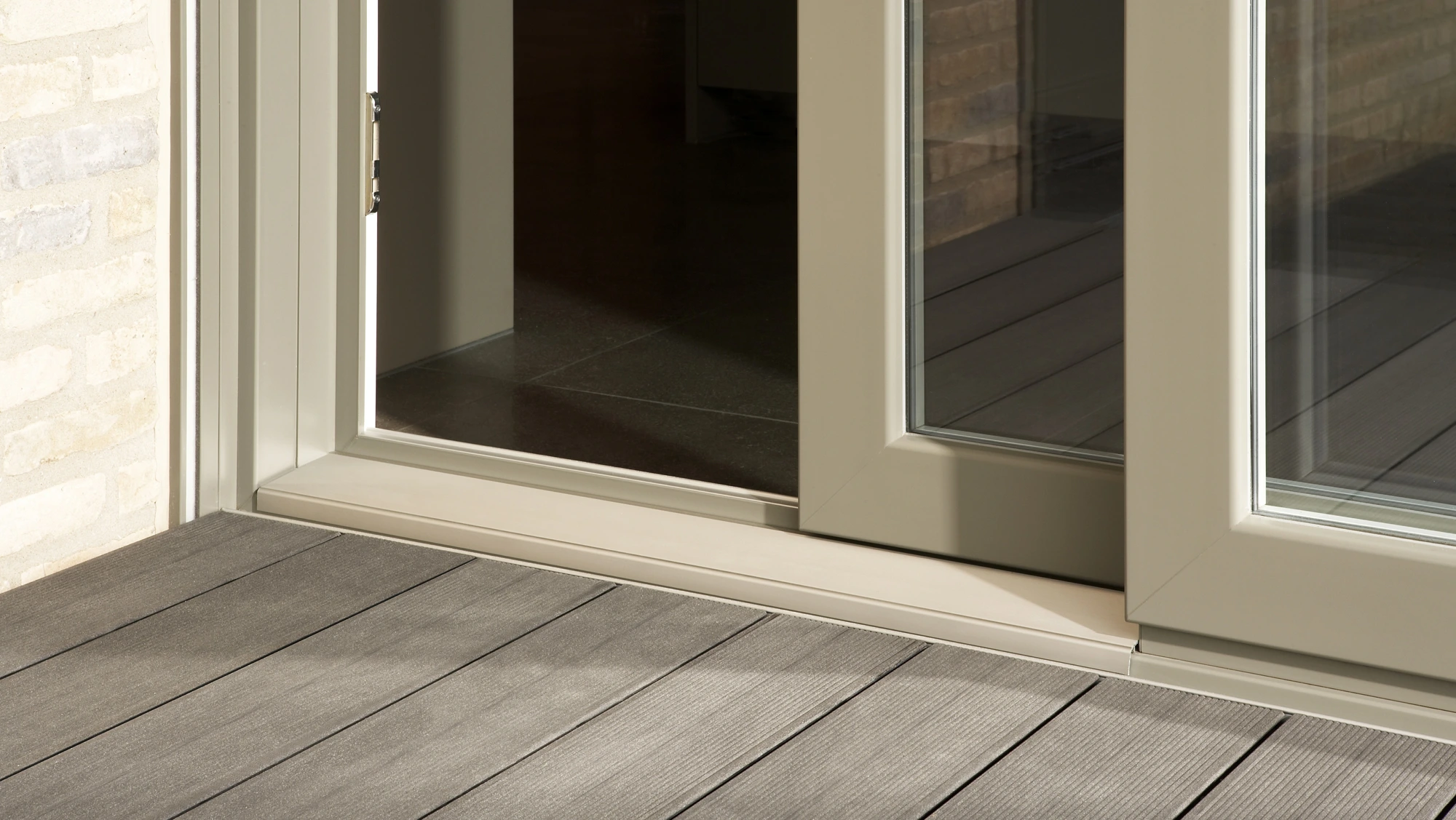 SOHOM monorail sliding door track detail